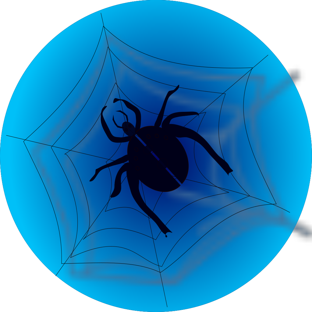 Black Widow Spiders PNG Background