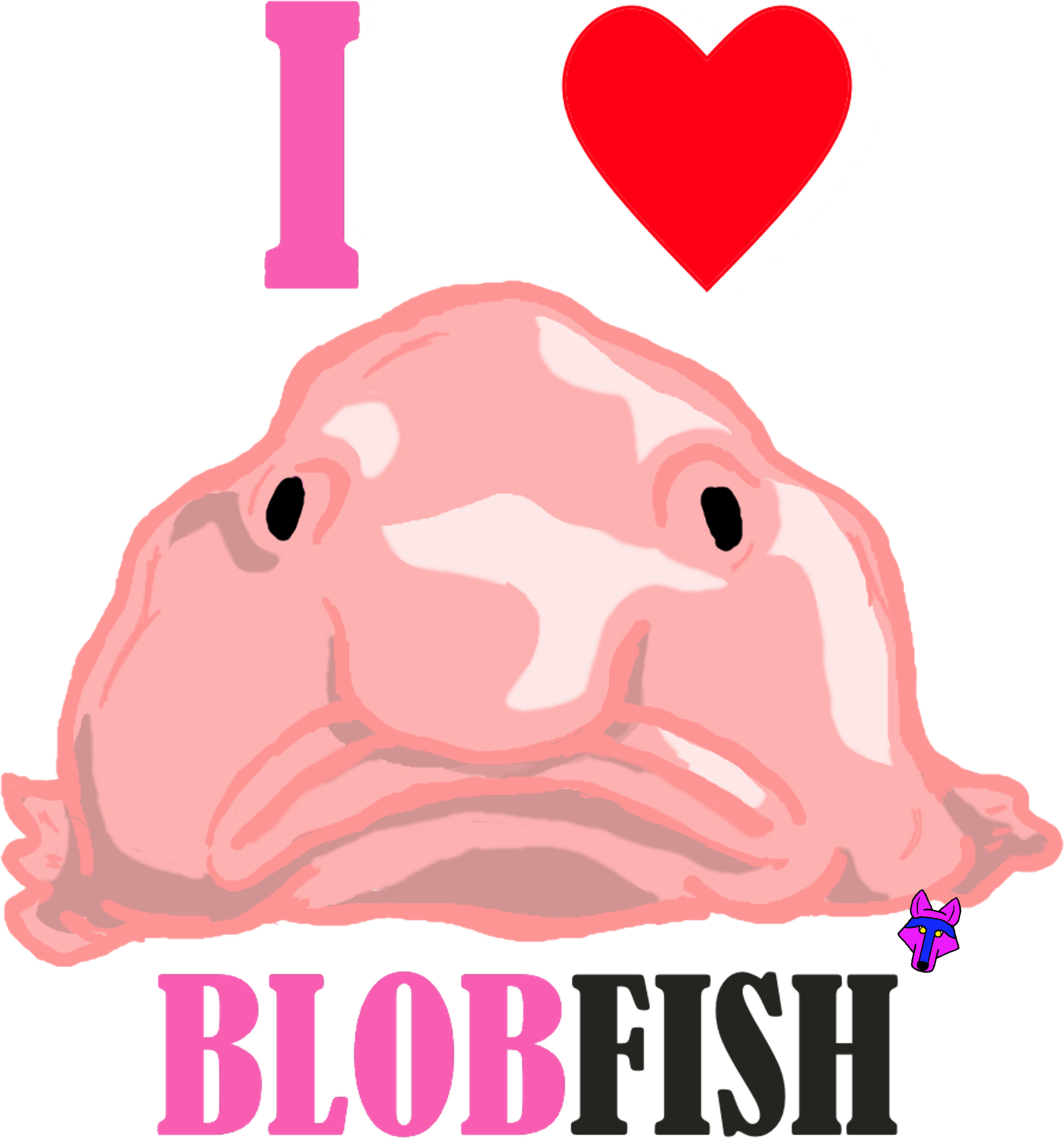 Blob Fish PNG Clipart Background