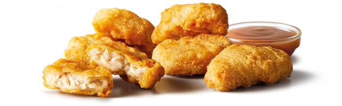 Chicken Nugget Background PNG Image
