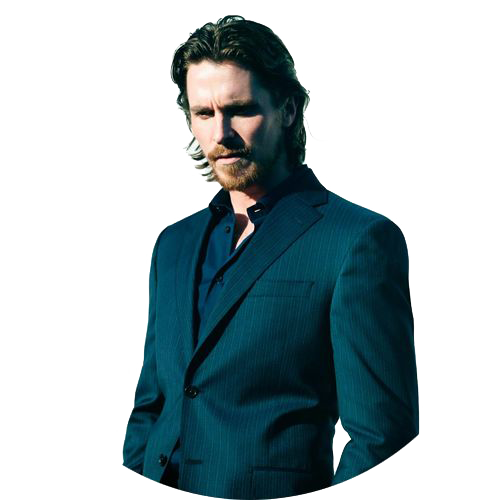 Christian Bale PNG Background