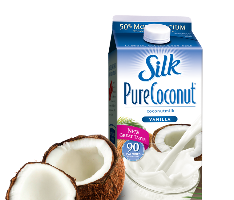 Coconut Fundo Transparente de leite