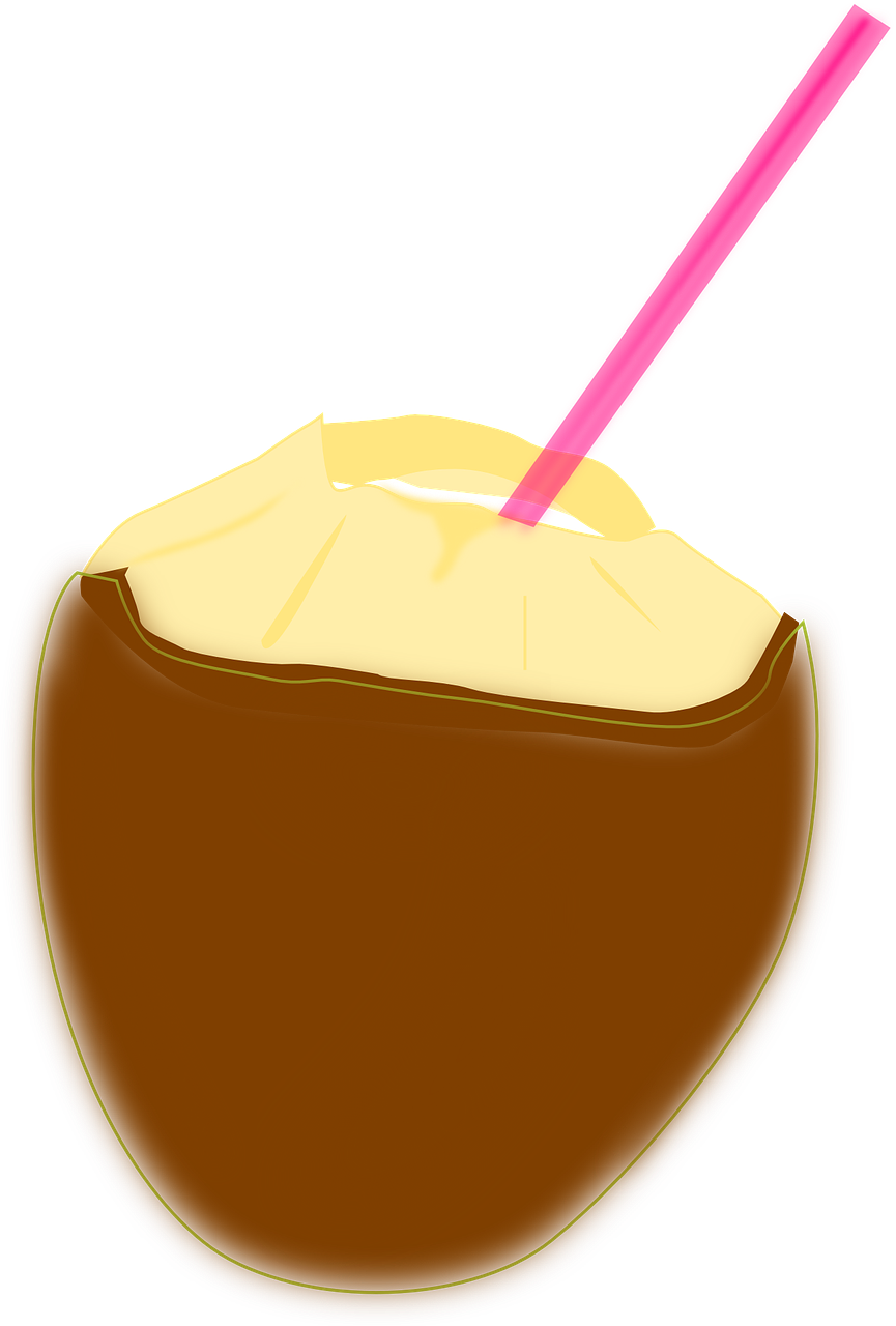 Coconut Imagem Transparente de leites