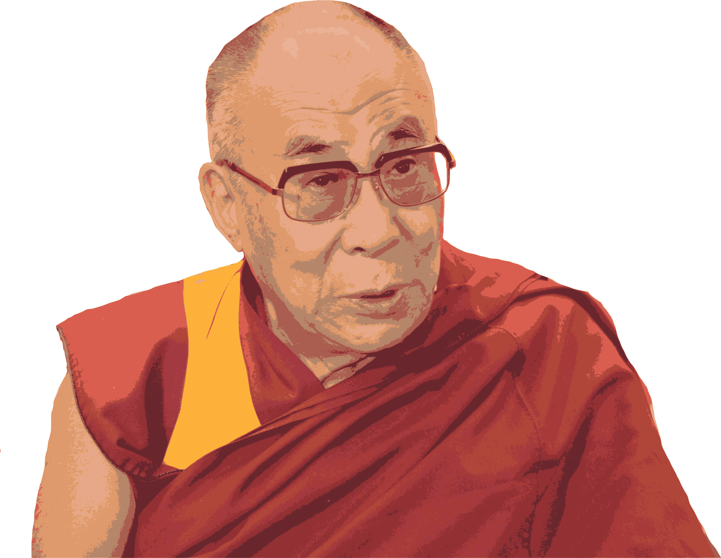 Dalai Lama Background PNG Image