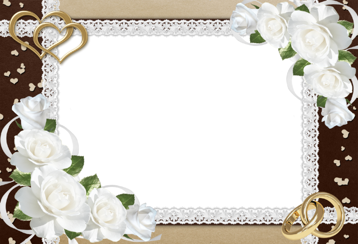 Elegant Wedding Frame Transparent Images