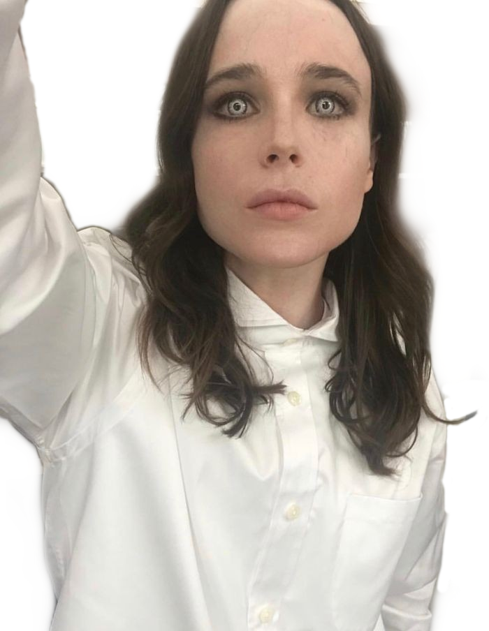 Ellen Page Background PNG Image