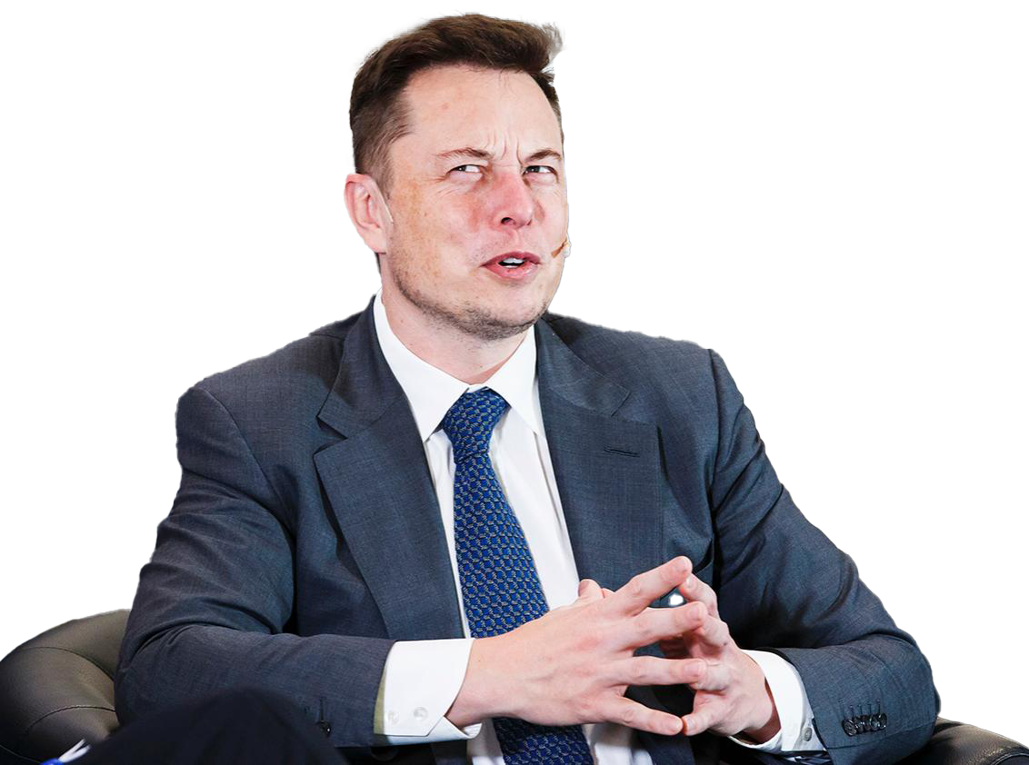 Elon Musk PNG Free File Download