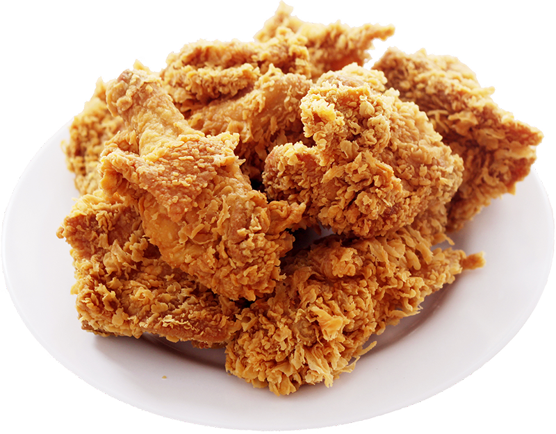 Fried Chicken Background PNG Image