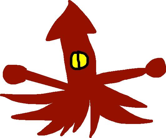 Giant Squid PNG Background