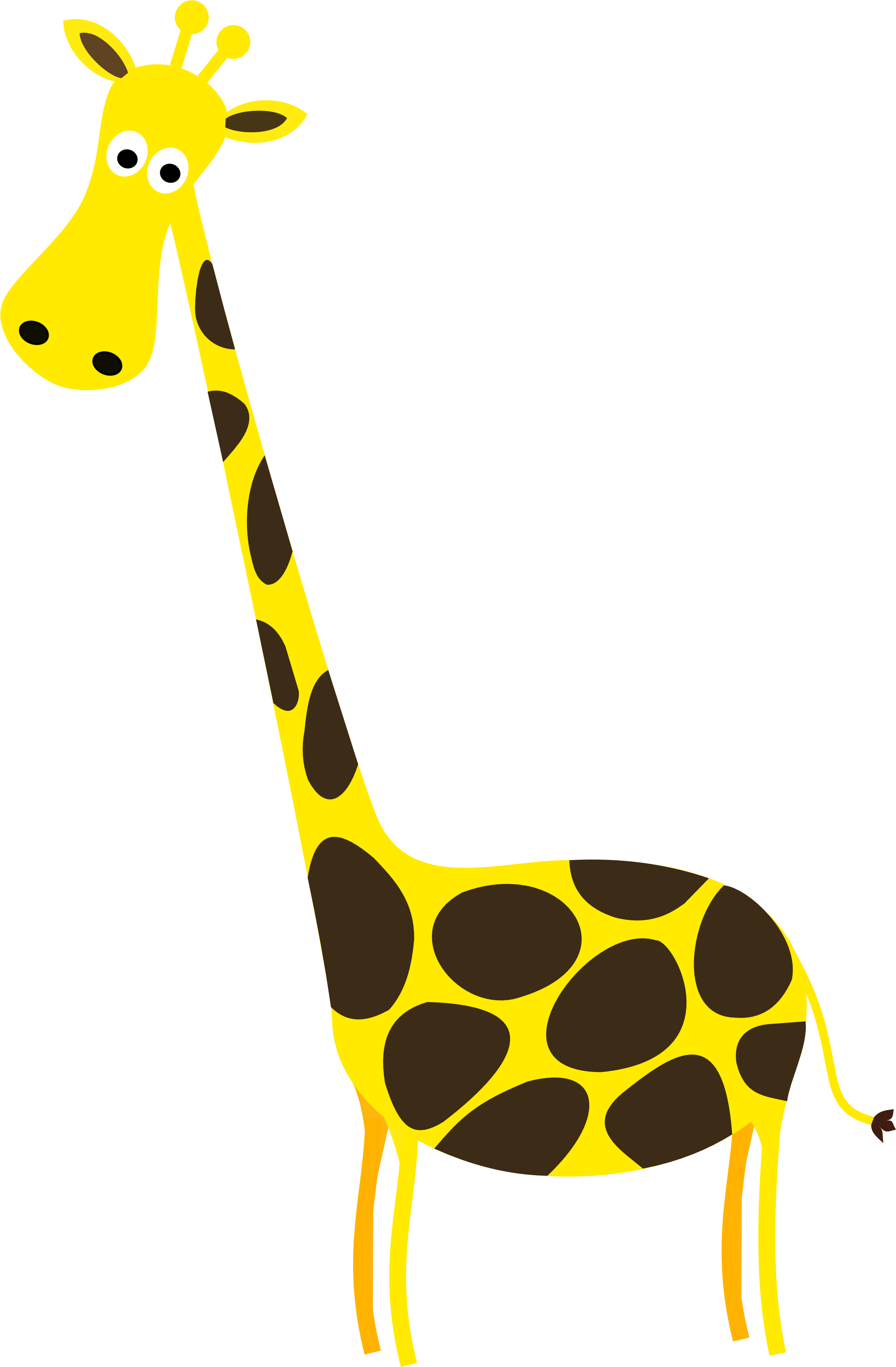 Giraffe Background PNG Image