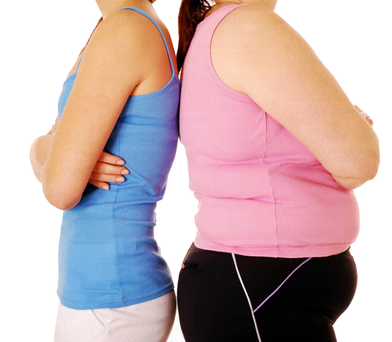 Girl Weight Loss PNG Photo Image