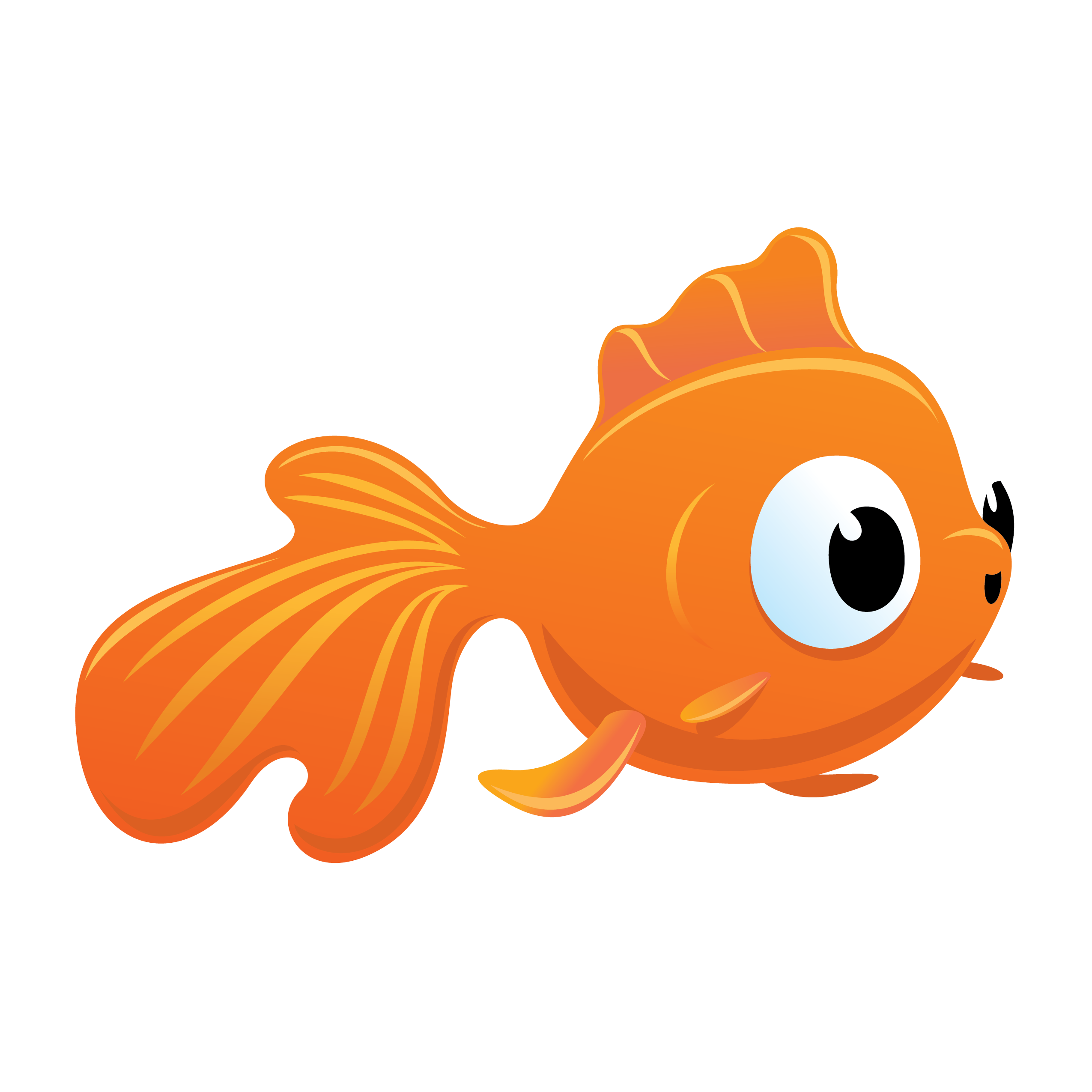 Goldfish PNG Clipart Background