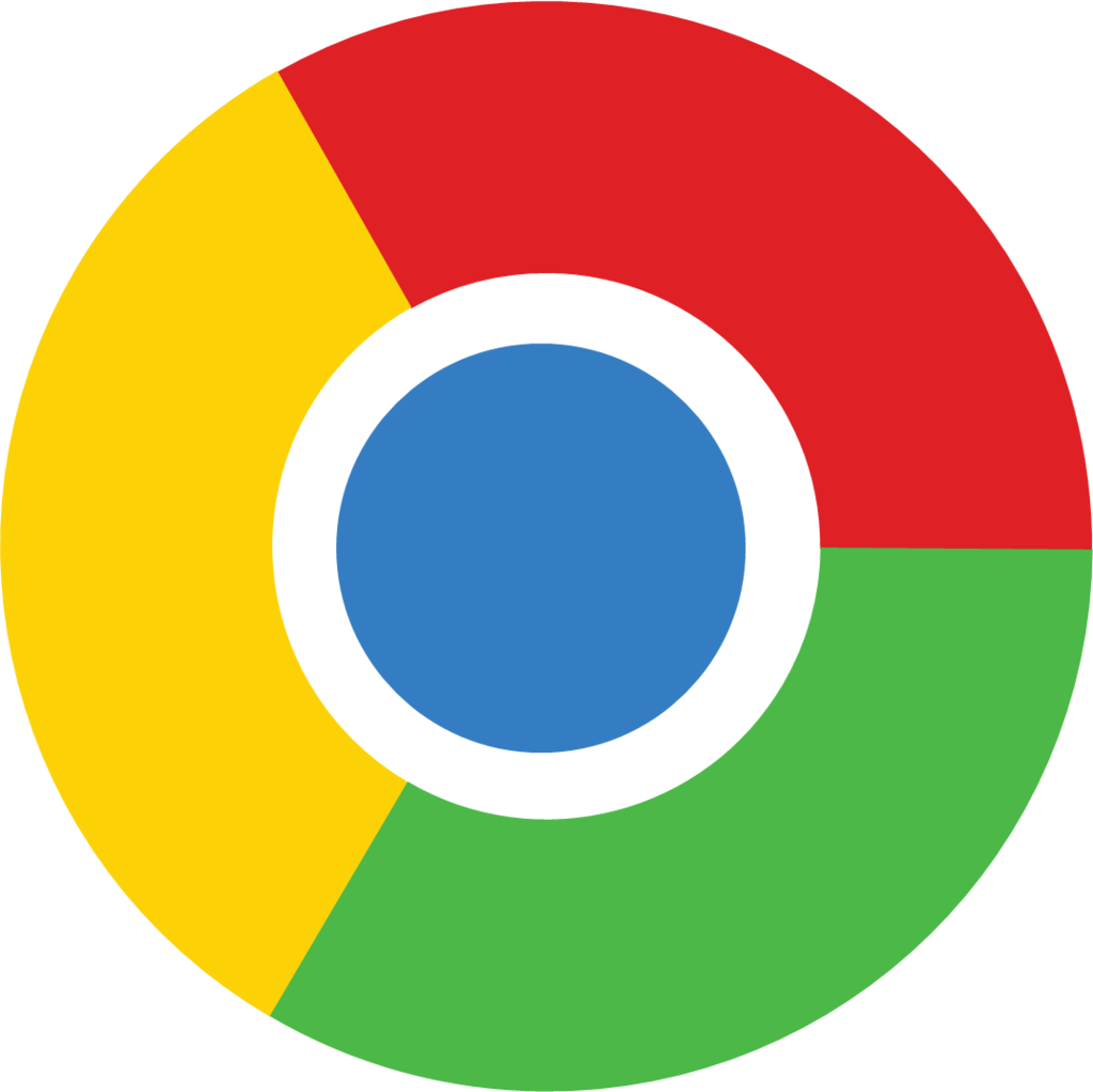 Google Chrome Logo Background PNG Image