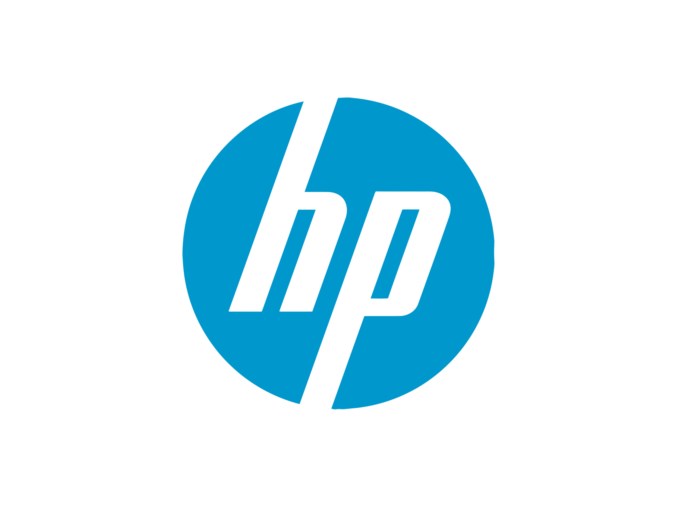 HP Logo Background PNG Image