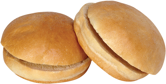 Hamburger Fundo Transparente de pão