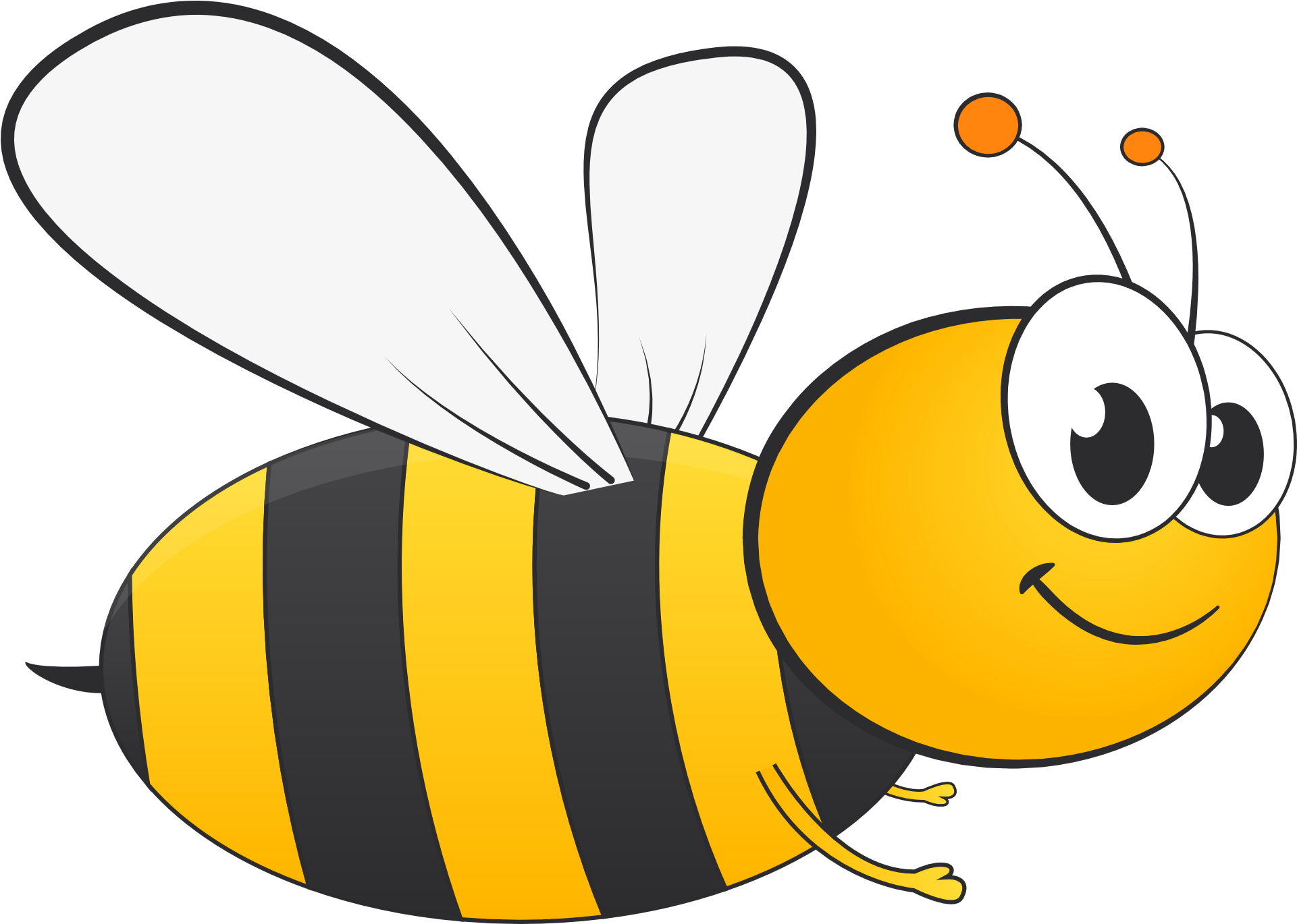 Honey Bee Background PNG Image