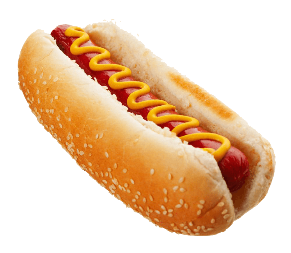 Hot Dog Bun Background PNG