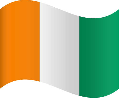 Ivory Coast Flag Background PNG