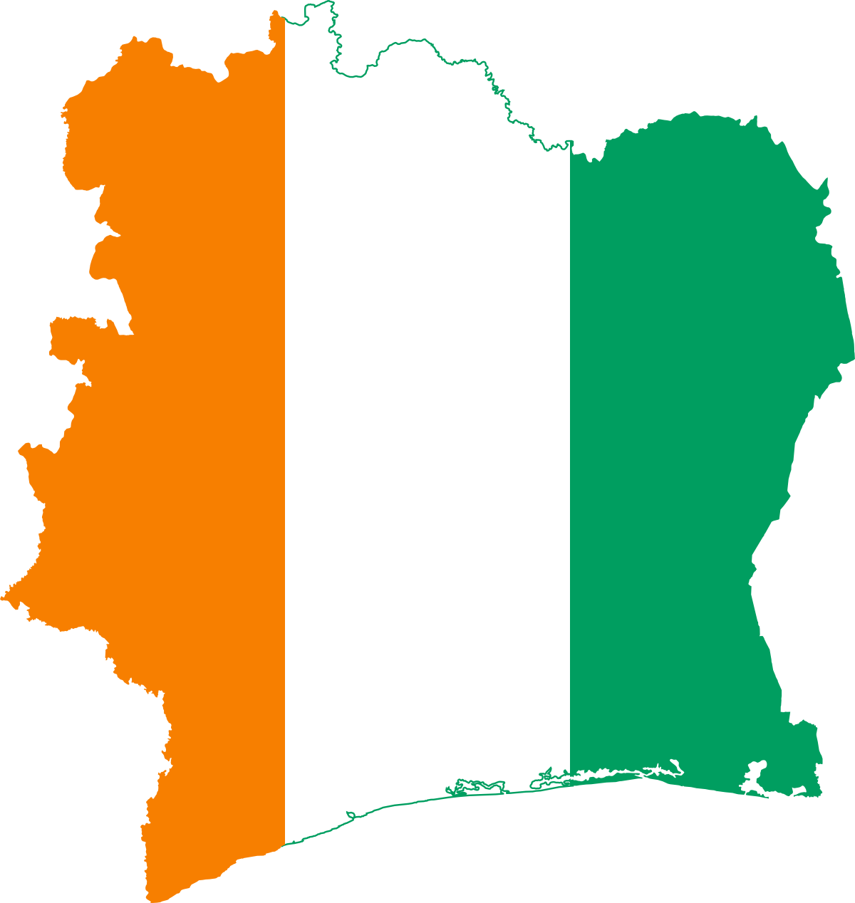 Ivory Coast Flag Transparent PNG