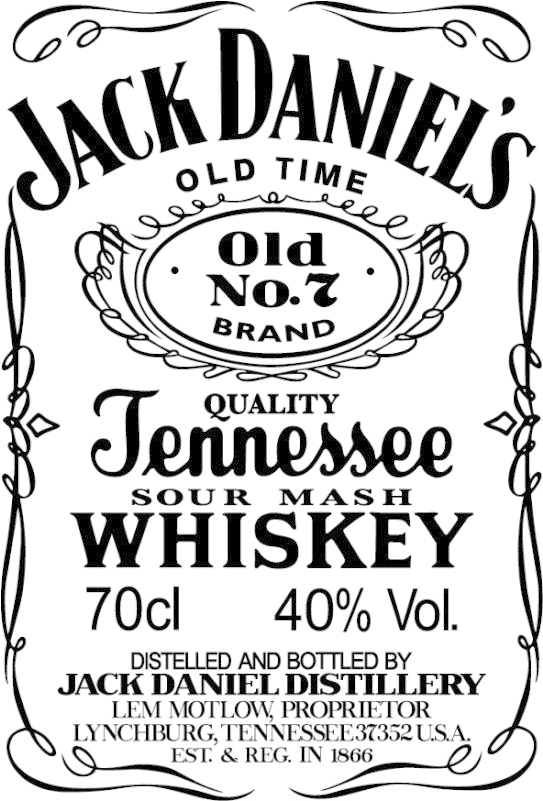 Jack Daniels Logo Background PNG Image