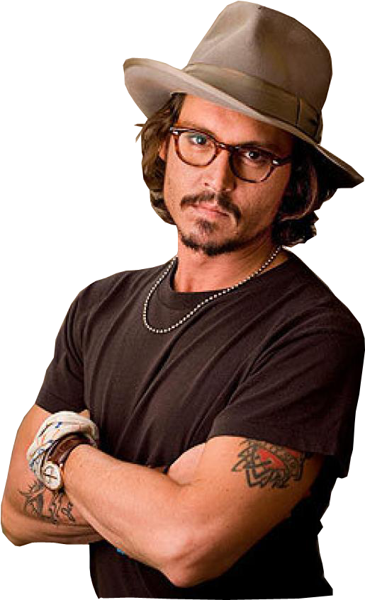 Johnny Depp Transparent File