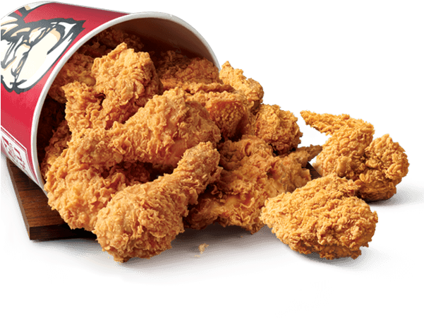 KFC Chicken Background PNG Image