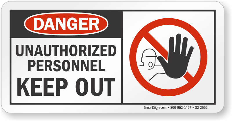 Keep Out Danger Sign Free Picture PNG