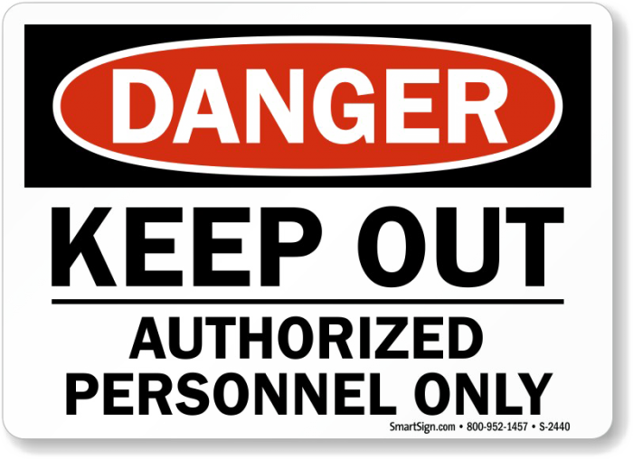 Keep Out Danger Sign PNG Images HD