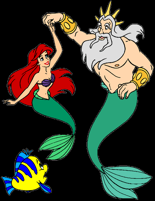King Triton PNG Clipart Background