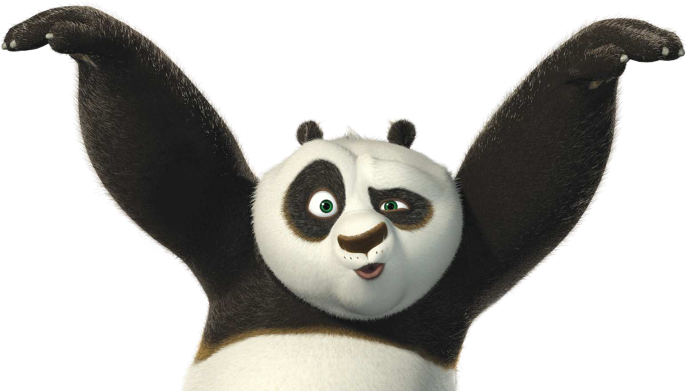 Kung Fu Fundo de Clipart panda png