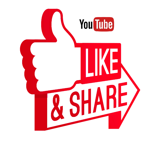 Like Share Subscribe Button Background PNG Image