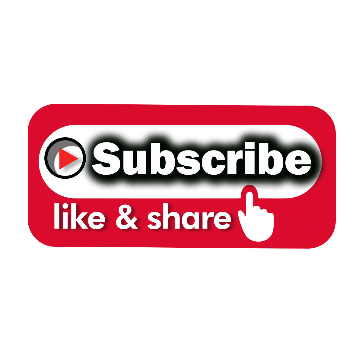 Like Share Subscribe Button Transparent Free PNG