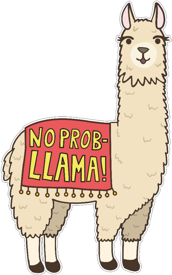 Llama Transparent Background