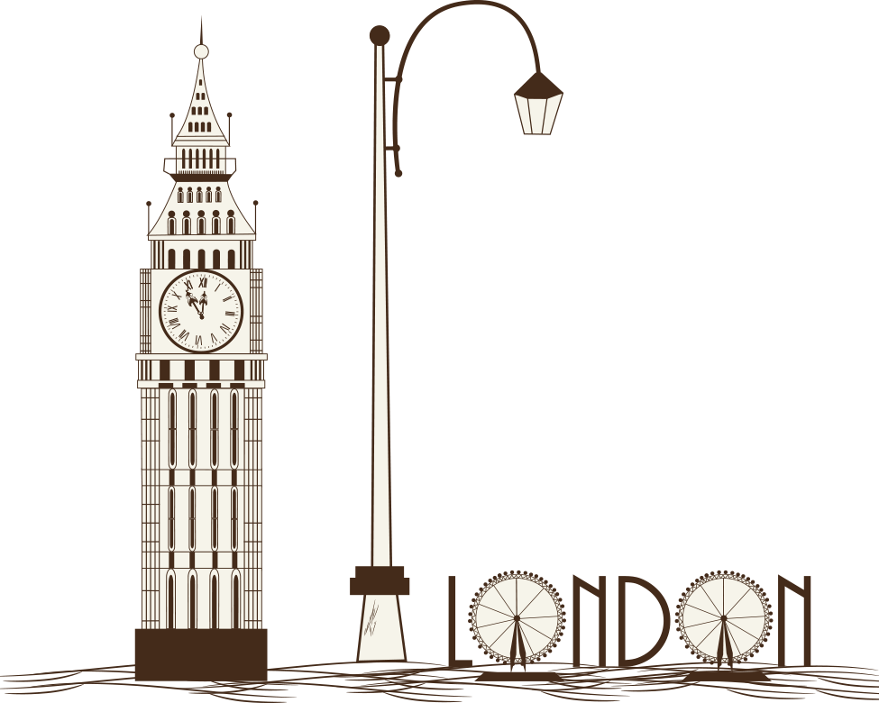 London Clock Tower Download Free PNG