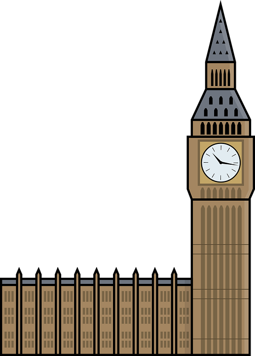 London Clock Tower Transparent Image