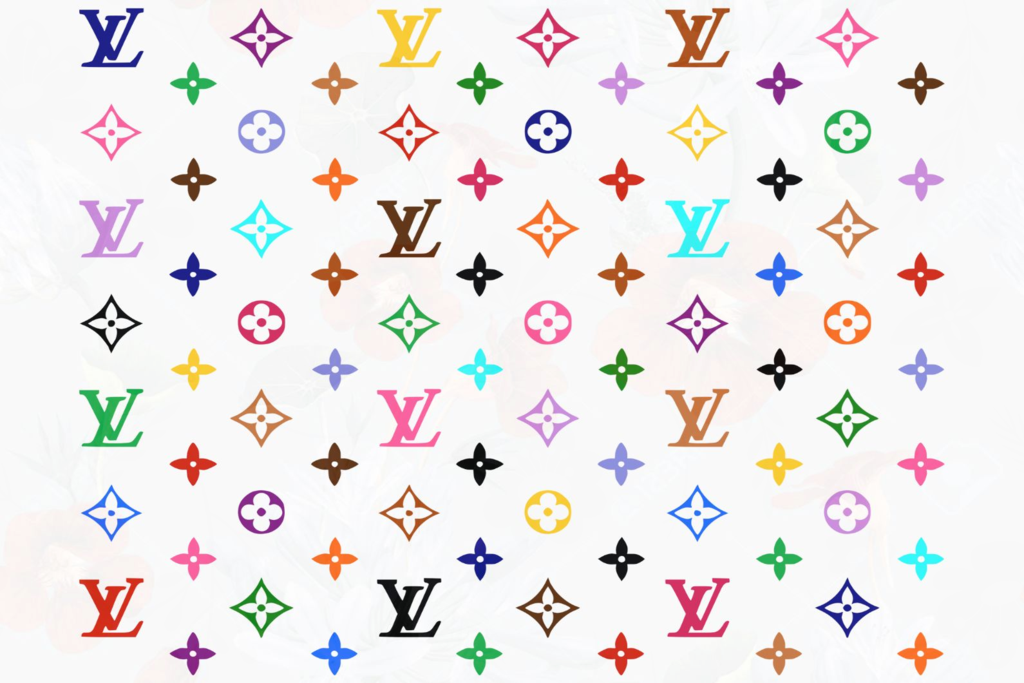 Louis Vuitton Logo Pattern Transparent Image
