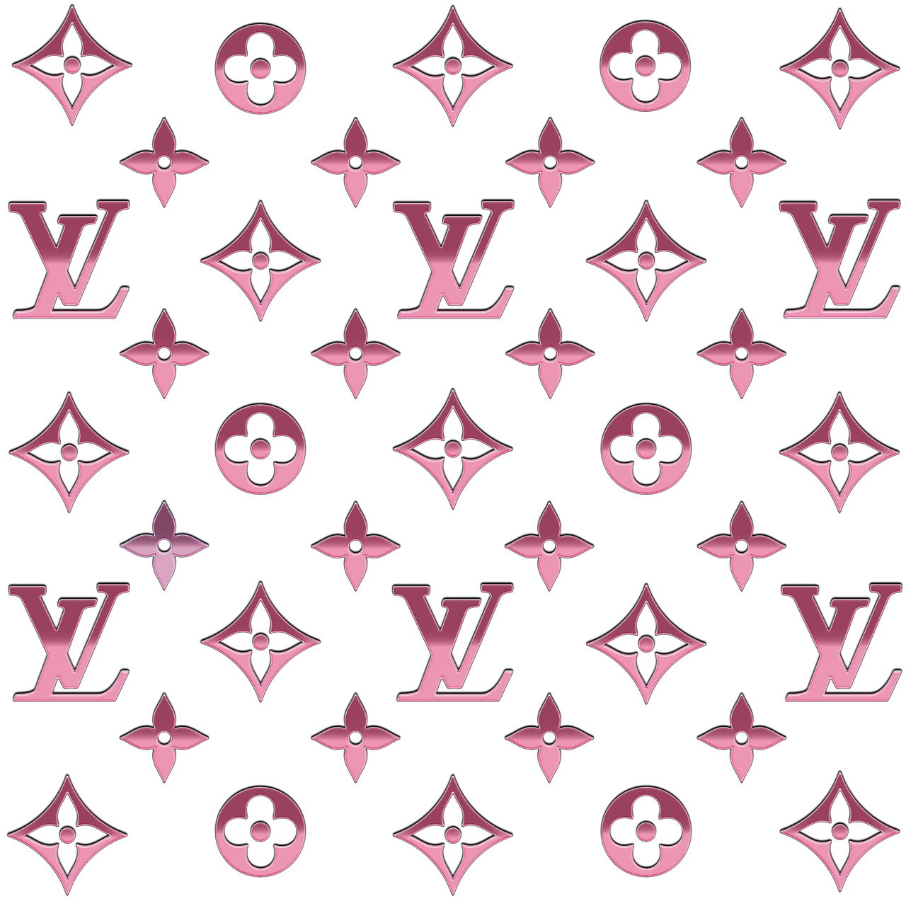 Louis Vuitton Pattern Transparent Background
