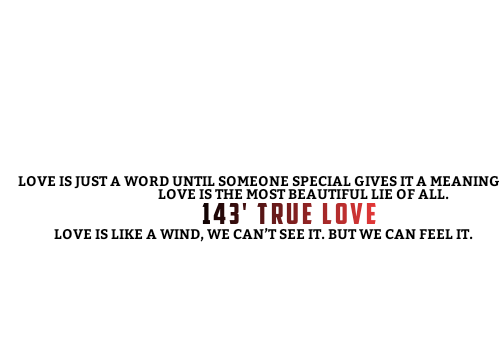 Love Text Free PNG