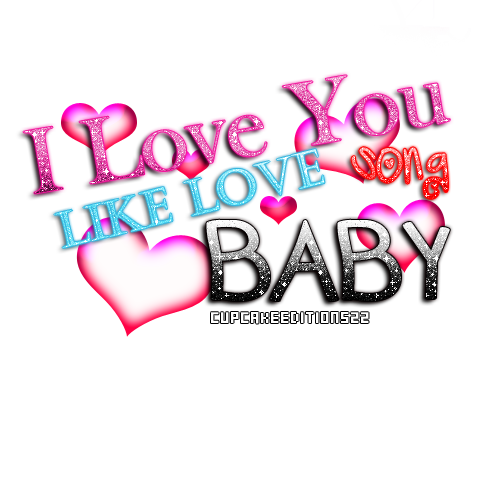 Love Text PNG Background
