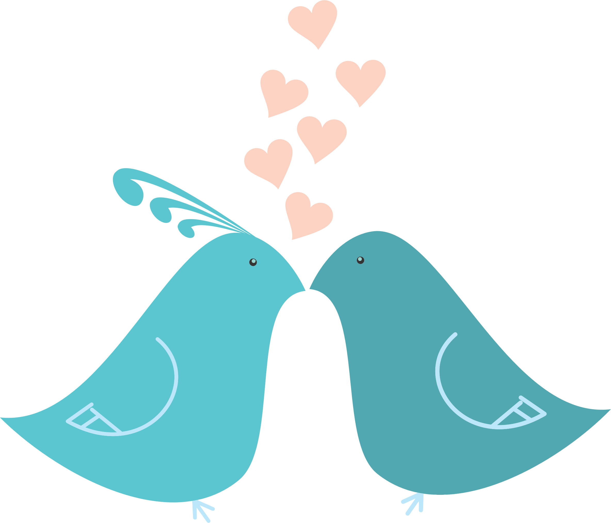 Lovebirds PNG Background