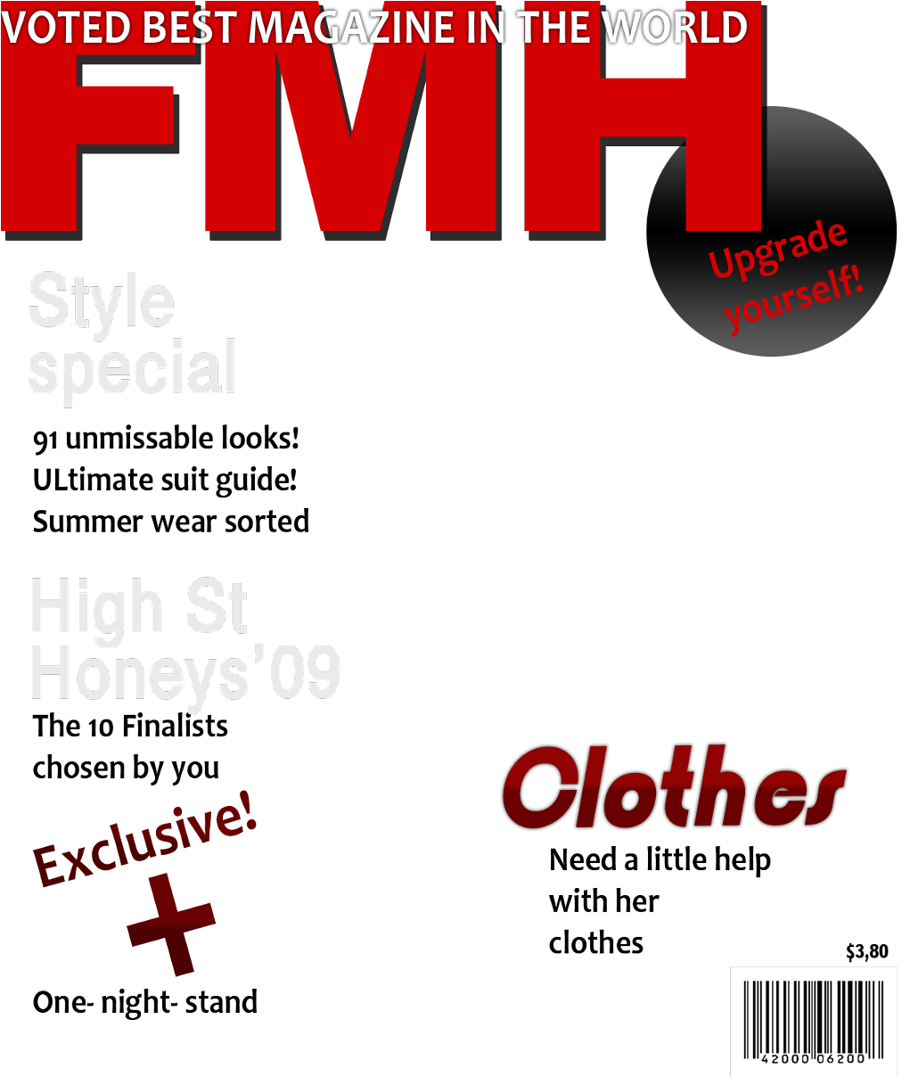 Magazine Cover PNG HD Quality
