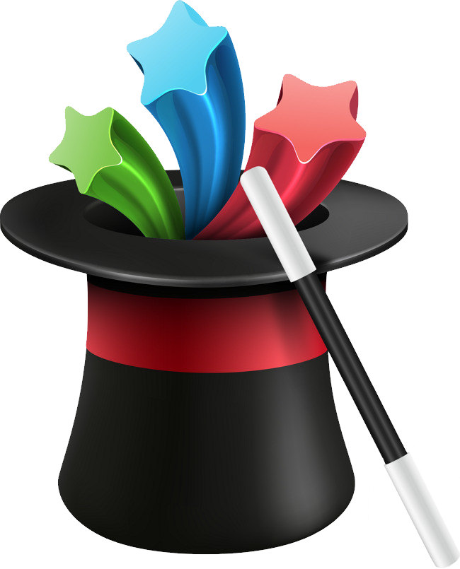 Magic Hat Background PNG
