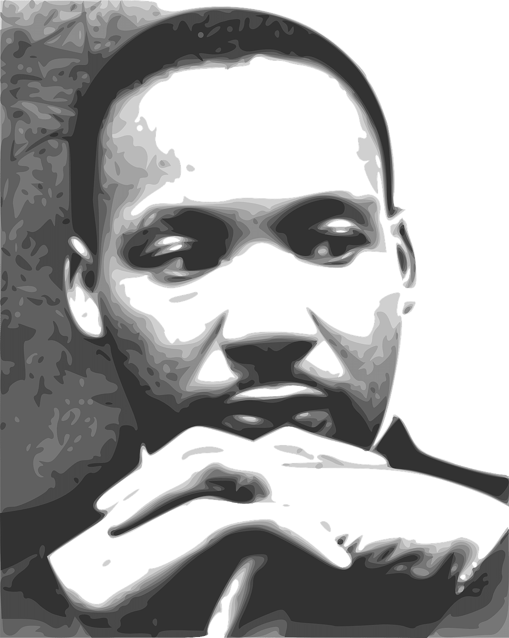 Martin Luther King Jr PNG Pic Background