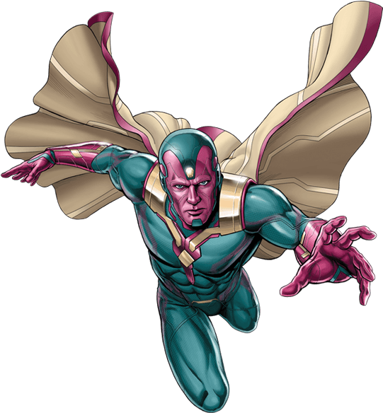 Marvel Vision Background PNG Image