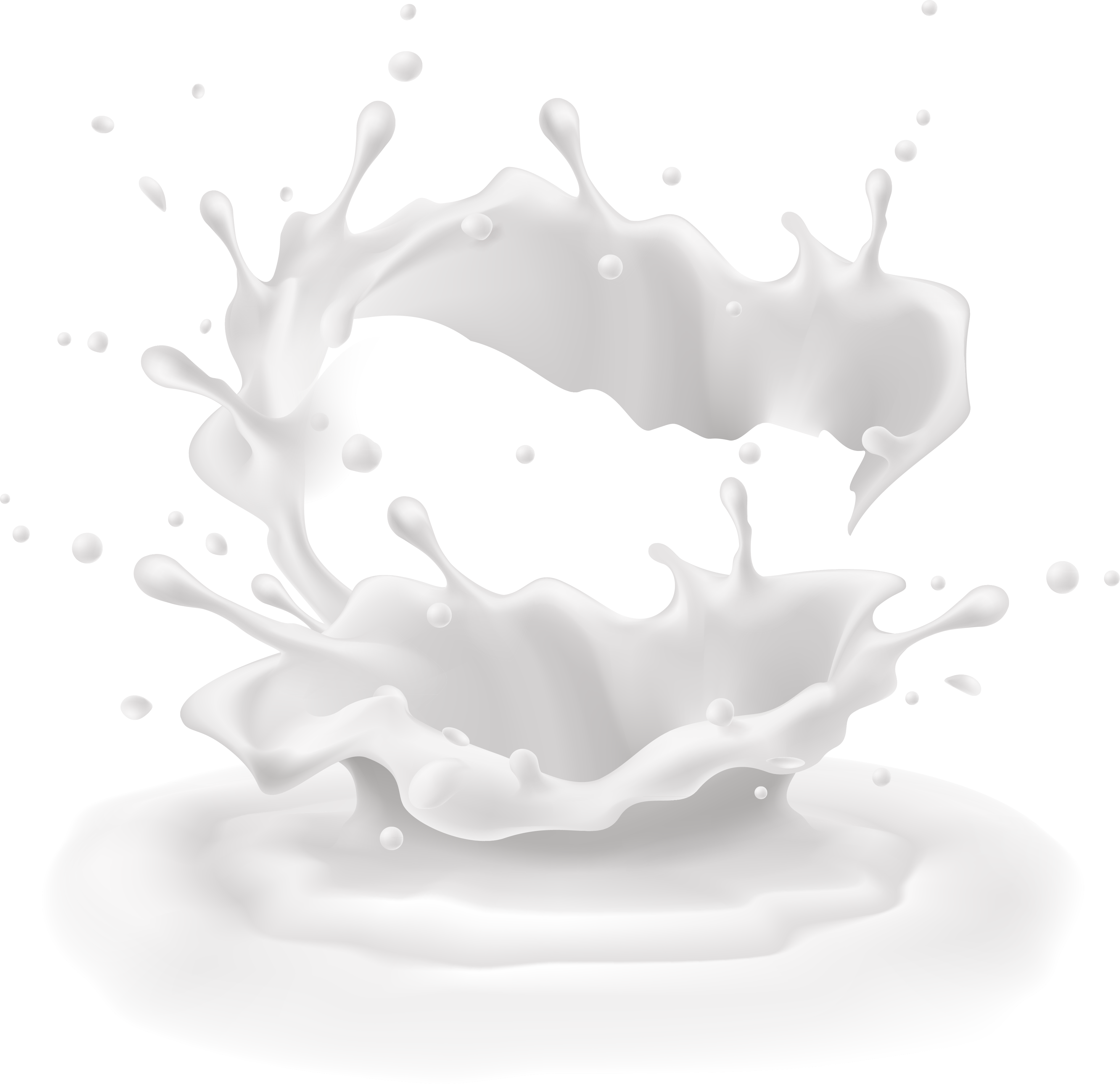 Milk Splash PNG Clipart Background