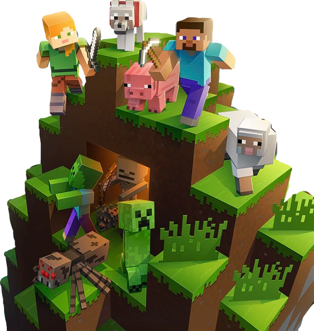 Minecraft Background PNG Image