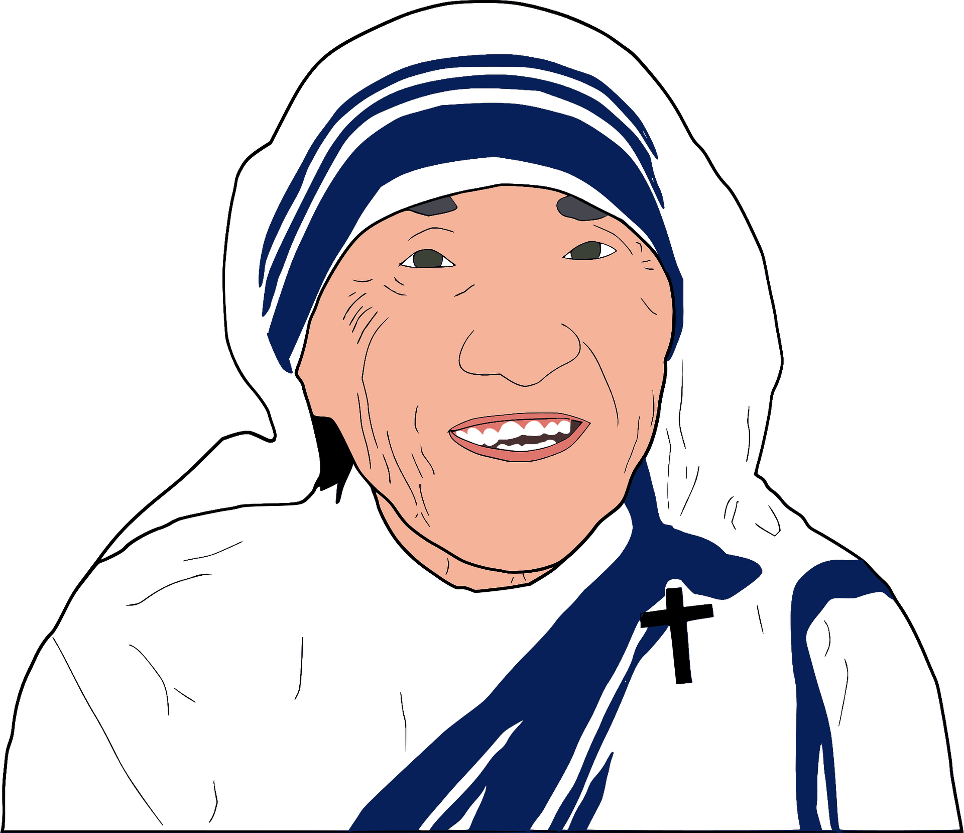 Mother Teresa Transparent Free PNG