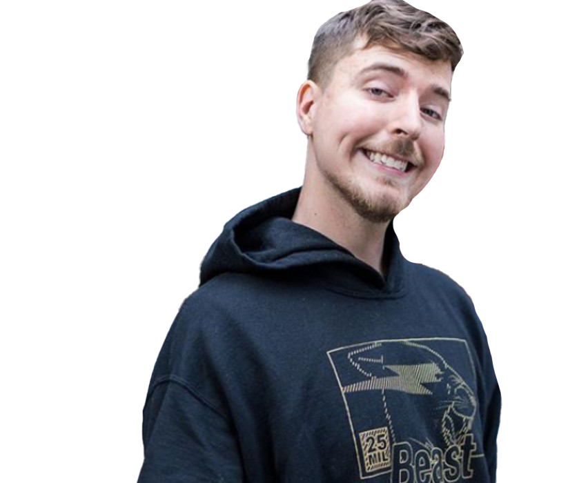 MrBeast Background PNG Image
