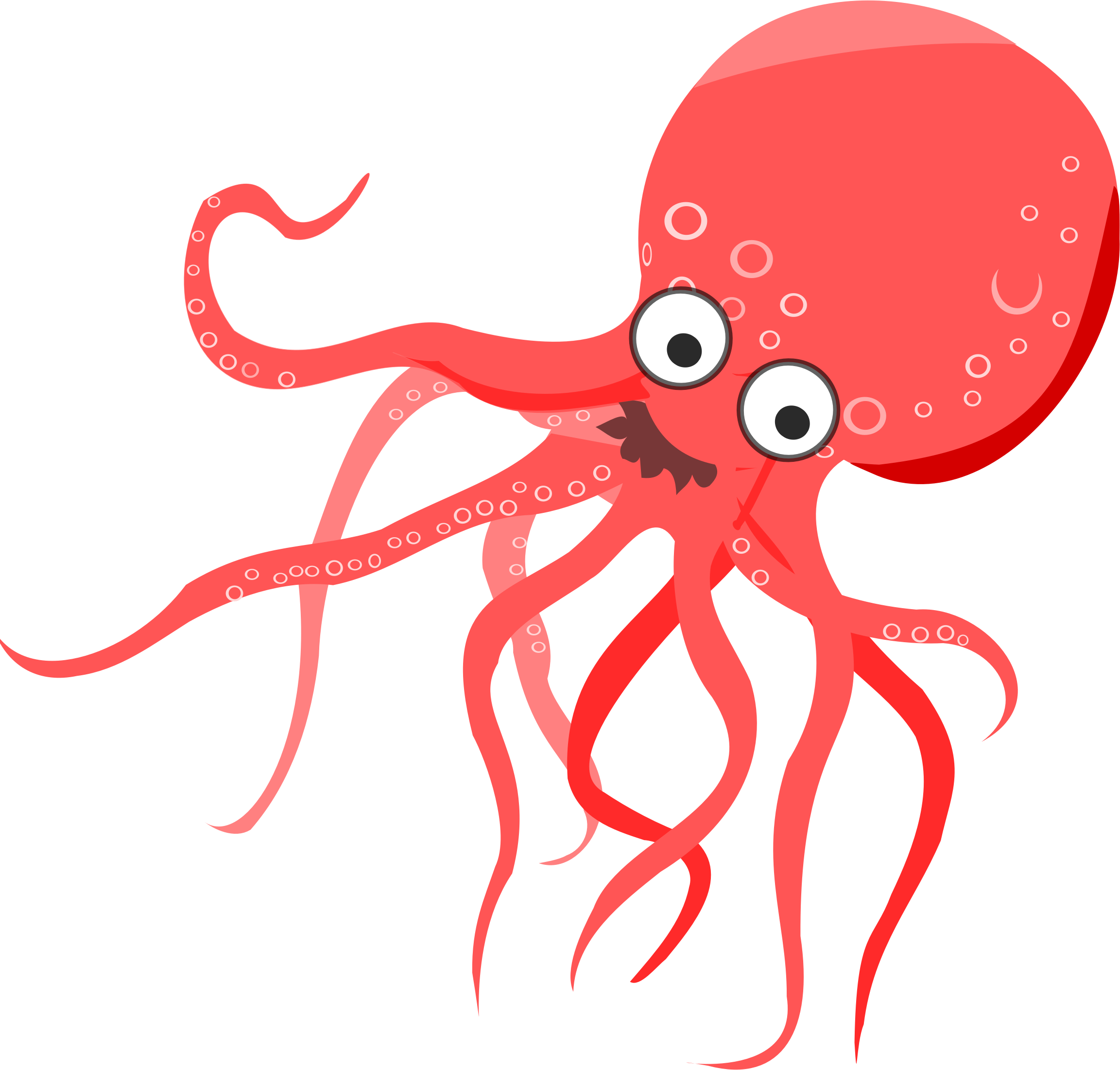 Octopus Background PNG Image