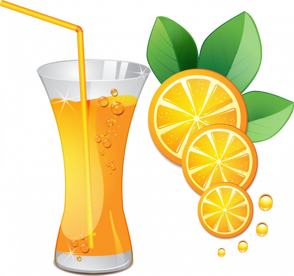 Orange Juice PNG Clipart Background