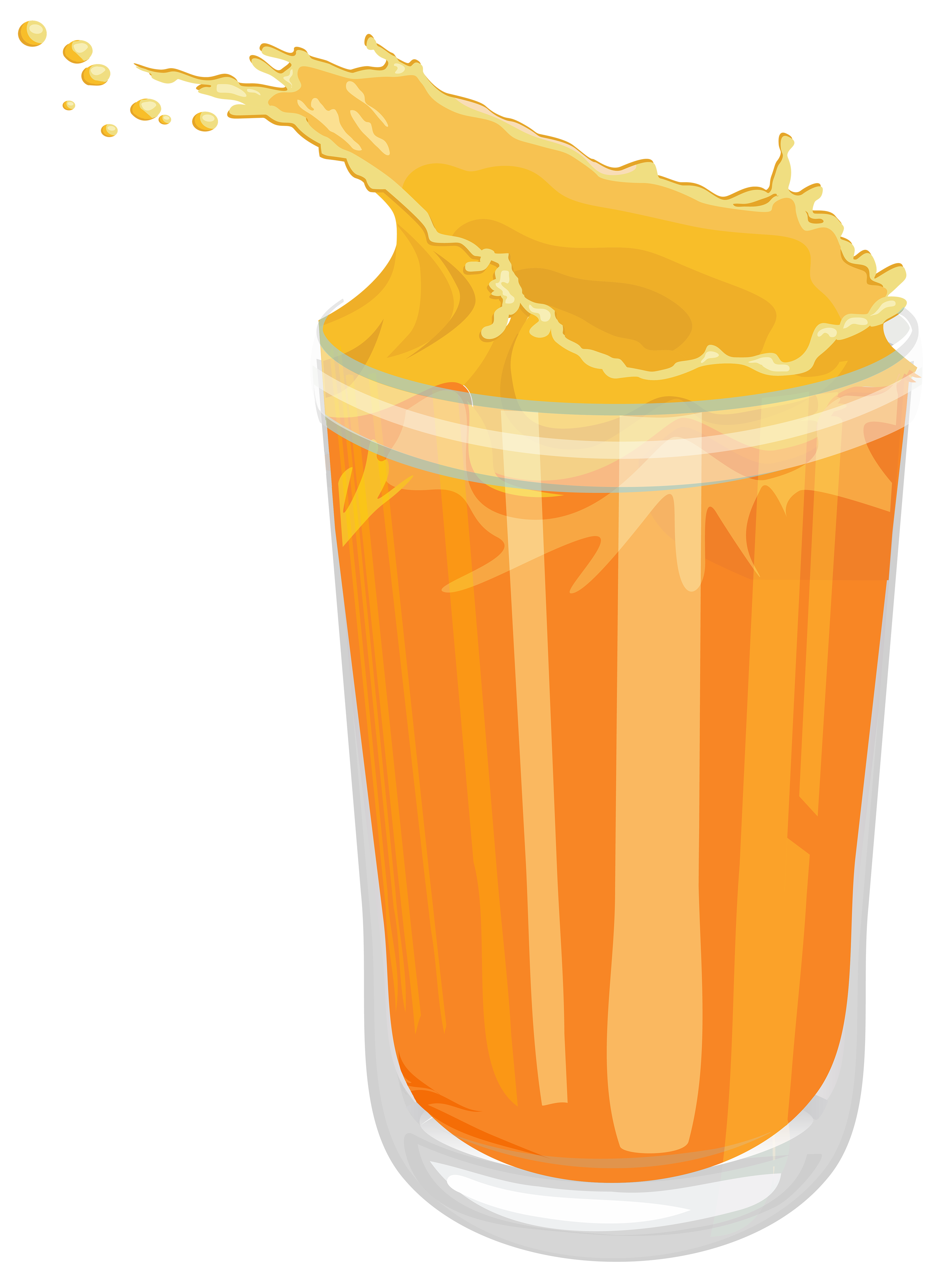 Orange Juice PNG HD Quality